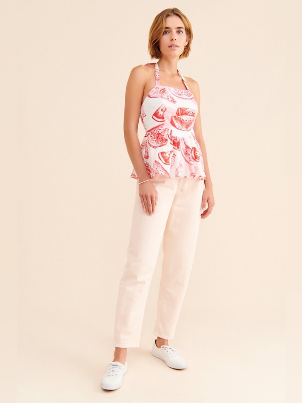 Eva Franco Fruity Halter Top - Watermelon Print - Picture 4 of 5
